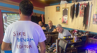 TRABZONSPORLU TARAFTARDAN FLAŞ 'ŞİKE' TEPKİSİ! TİŞÖRTÜNÜN ARKASINA YAZDI!