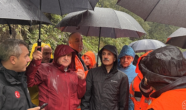 URALOĞLU VE BAK AYDER YAYLASI YOLUNDA İNCELEMELERDE BULUNDU