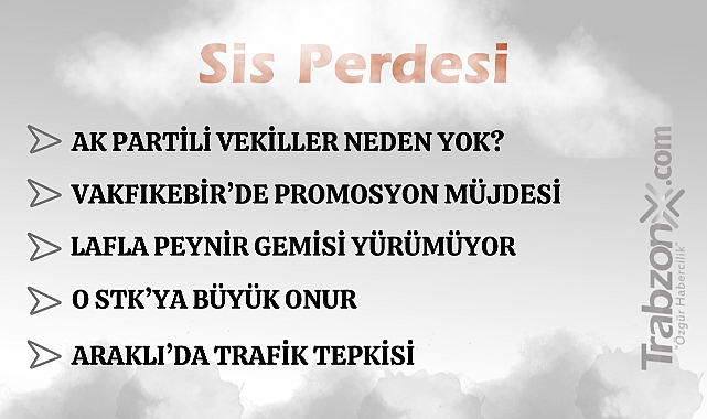 30.10.2025 SİS PERDESİ