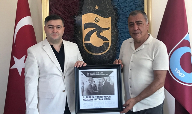 ALPARSLAN TÜRKEŞ’İN TRABZONSPOR’A OLAN HAYRANLIĞI ÖLÜMSÜZLEŞTİ