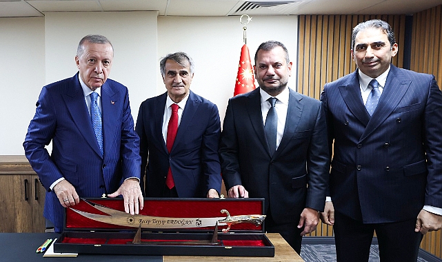 BAŞKAN DOĞAN, CUMHURBAŞKANI ERDOĞAN İLE GÖRÜŞTÜ