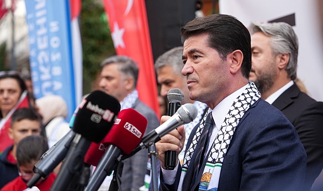 BAŞKAN KAYA'DAN FİLİSTİN'E DESTEK ÇAĞRISI