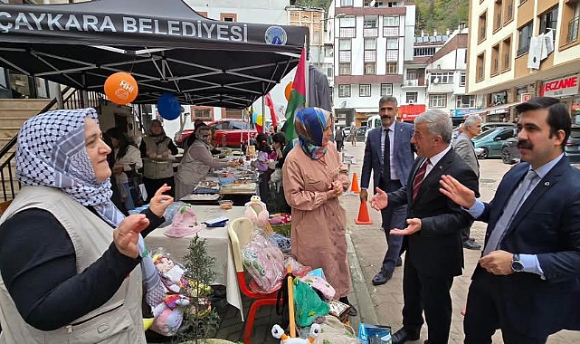 ÇAYKARA'DAN GAZZE'YE DESTEK