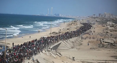 GAZZE'DEN TARİHİ GÖRÜNTÜLER! 