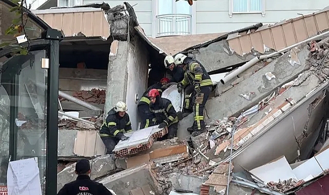 GEBZE'DE FACİA... 7 KATLI BİNA ÇÖKTÜ... ENKAZ ALTINDA KALANLAR VAR!