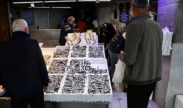 HAMSİ FİYATLARI DÜŞTÜ, VATANDAŞIN YÜZÜ GÜLDÜ