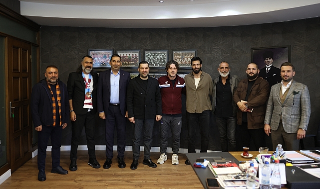 “MEHMED: FETİHLER SULTANI” DİZİ EKİBİNDEN TRABZONSPOR’A ZİYARET