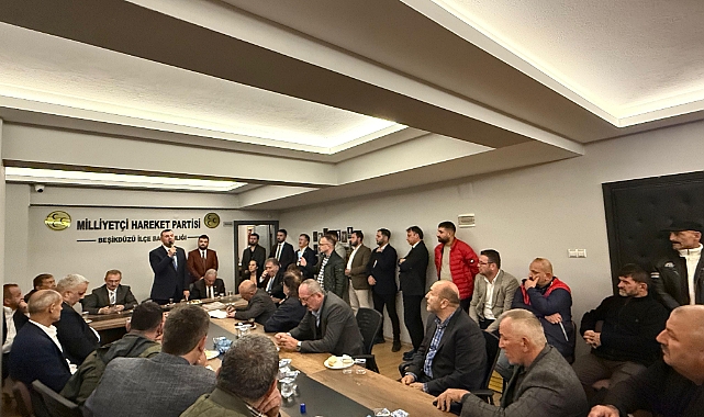 MHP TRABZON'DAN BEŞİKDÜZÜ'NDE GÖVDE GÖSTERİSİ