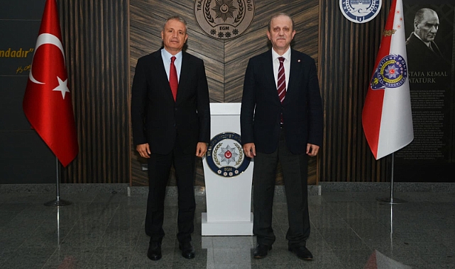 REKTÖR ÇUVALCI'DAN İL EMNİYET MÜDÜRÜ LOĞOĞLU'NA ZİYARET