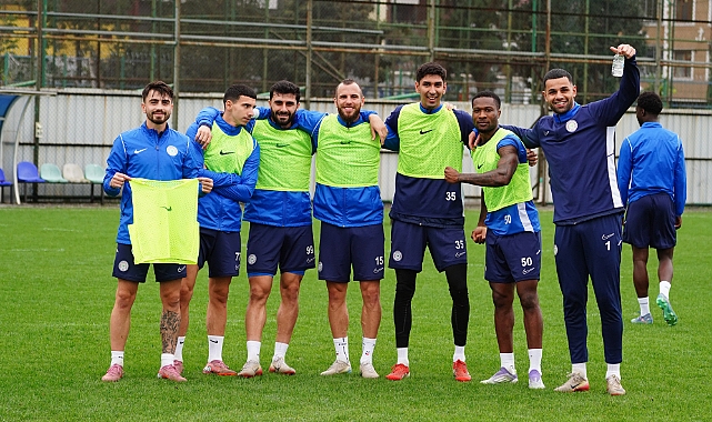 RİZESPOR, TRABZONSPOR MAÇININ HAZIRLIKLARINA DEVAM ETTİ