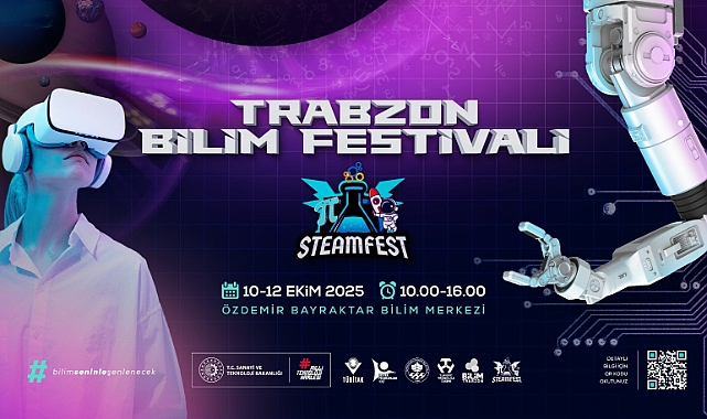 TRABZON BİLİM FESTİVALİ 10 EKİM'DE BAŞLIYOR