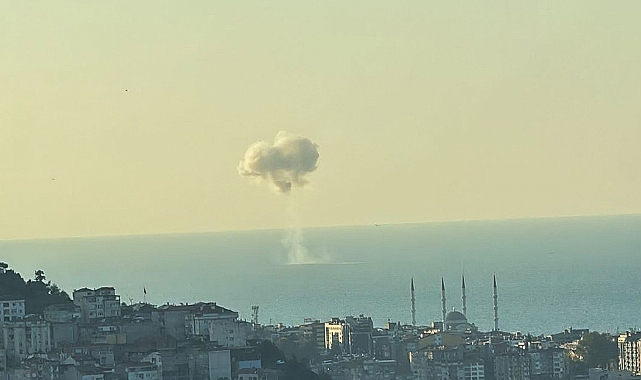 TRABZON'DA DENİZDE BÜYÜK PANİK!