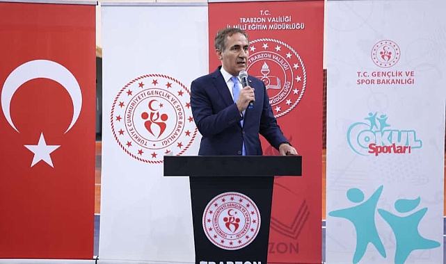TRABZON'DA OKUL SPORLARI AÇILIŞ TÖRENİ YAPILDI