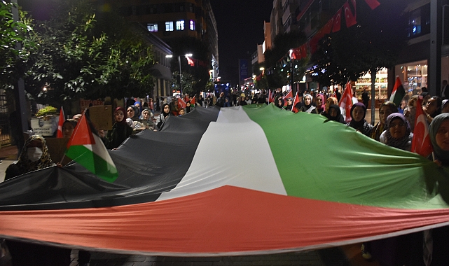 TRABZON'DAN SOYKIRIMCI İSRAİL'E TEPKİ