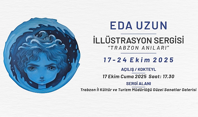 TRABZONLU SANATÇI EDA UZUN'DAN MUHTEŞEM SERGİ 