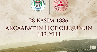 AKÇAABAT’IN İLÇE OLUŞUNUN 139. YILI COŞKUYLA KUTLANACAK
