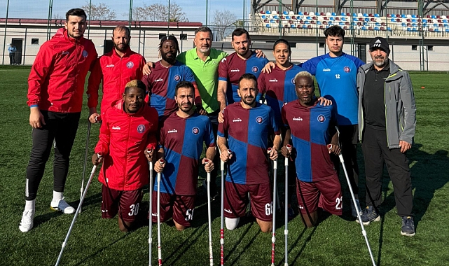 AMPUTE FUTBOL TAKIMI İDDİALI BAŞLAMAK İSTİYOR