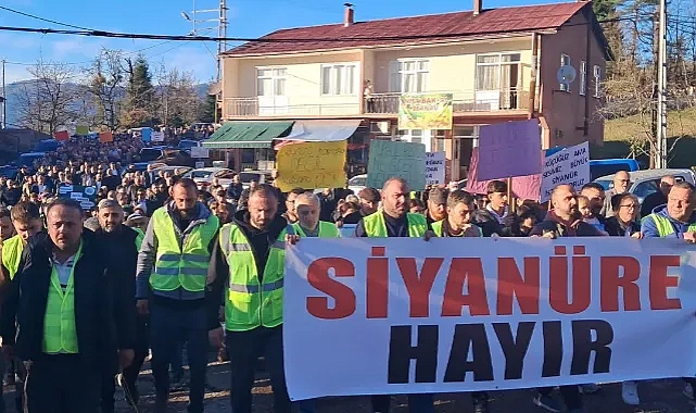 ARTVİN'DE SİYANÜR İSYANI