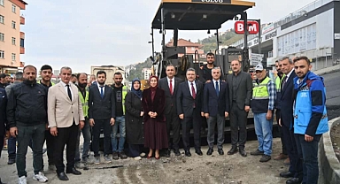 BAŞKAN GENÇ YOMRA'DA YATIRIMLARI İNCELEDİ