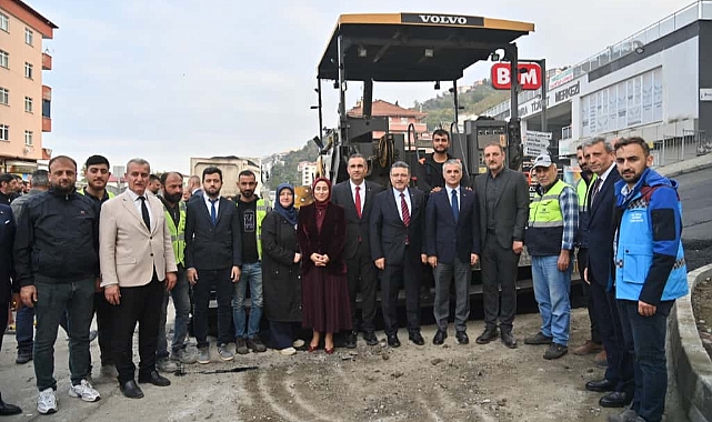 BAŞKAN GENÇ YOMRA'DA YATIRIMLARI İNCELEDİ