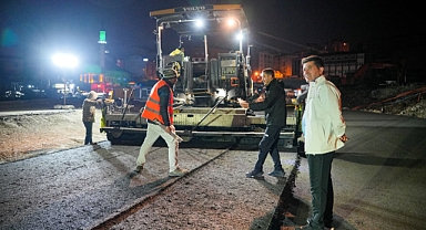 BAŞKAN KAYA DEĞİRMENDERE KAVŞAĞINI İNCELEDİ 