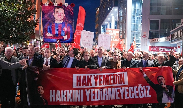 CHP TRABZON İMAMOĞLU İÇİN YÜRÜDÜ