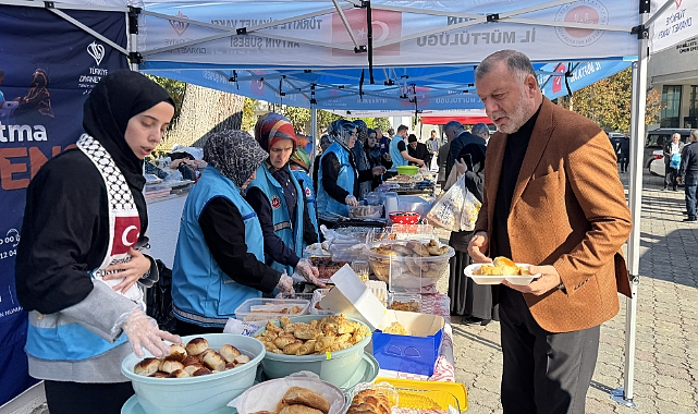 GAZZE İÇİN HAYIR ÇARŞISI