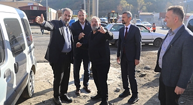 MUSTAFA ŞEN, OSMANBABA KAVŞAĞINI İNCELEDİ