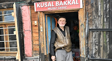 O KUSAL YAYLASI'NIN BAKKAL AMCASI... 50 YILDIR HİZMET VERİYOR