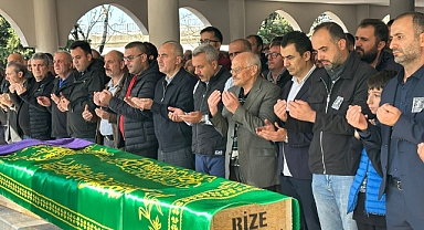 RİZE'DE SAĞLIK PERSONELİNE SON GÖREV... GÖZYAŞLARI SEL OLUP AKTI