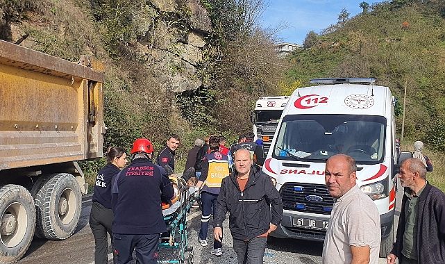 TRABZON'DA İTFAİYE ERLERİ ÖLÜMDEN DÖNDÜ!
