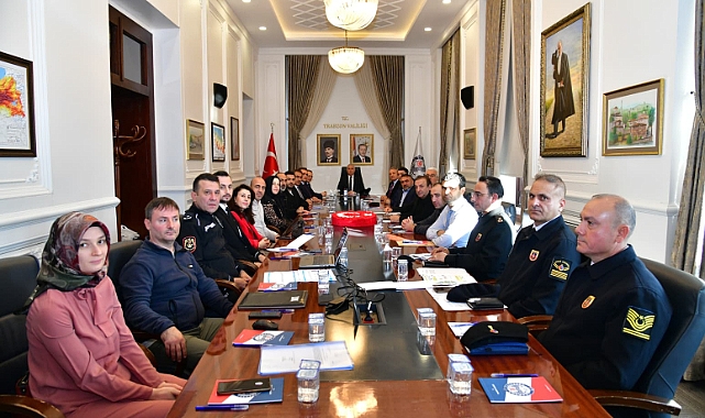 TRABZON'DA SPOR GÜVENLİK KURULU TOPLANDI