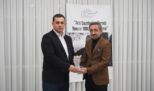 TRABZONX YAZARIMIZ TOPALOĞLU’NA ÖDÜL