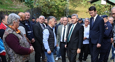 VALİ ERGÜN ARHAVİ'DE İNCELEMELERDE BULUNDU 