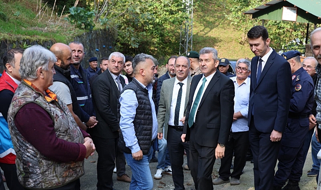 VALİ ERGÜN ARHAVİ'DE İNCELEMELERDE BULUNDU