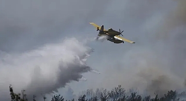 YANGIN SÖNDÜRME UÇAĞI DÜŞTÜ: ŞEHİDİMİZ VAR