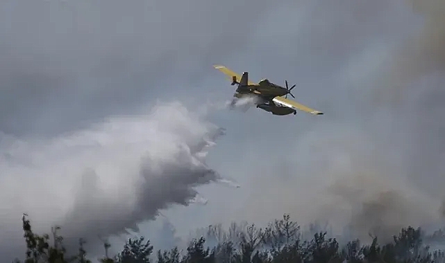 YANGIN SÖNDÜRME UÇAĞI DÜŞTÜ: ŞEHİDİMİZ VAR