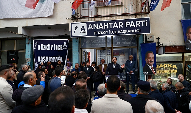AĞIRALİOĞLU, DÜZKÖY'DE PARTİLİLERLE BULUŞTU