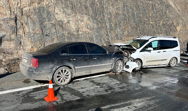 ARTVİN'DE KORKUTAN KAZA