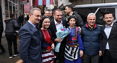 BAŞKAN DOĞAN'A ŞALPAZARI'NDA COŞKULU KARŞILAMA