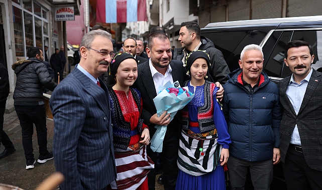 BAŞKAN DOĞAN'A ŞALPAZARI'NDA COŞKULU KARŞILAMA