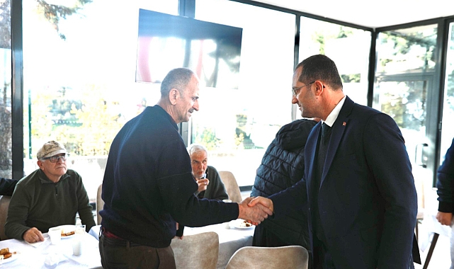 BAŞKAN EKİM HUZUREVİ SAKİNLERİNİ UNUTMADI