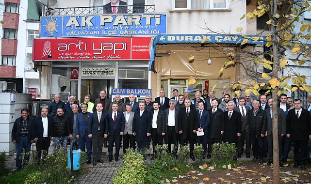 BAŞKAN GENÇ ŞALPAZARI'NDA MUHTARLARLA BULUŞTU