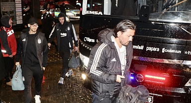 BEŞİKTAŞ KAFİLESİ TRABZON'A GELDİ 