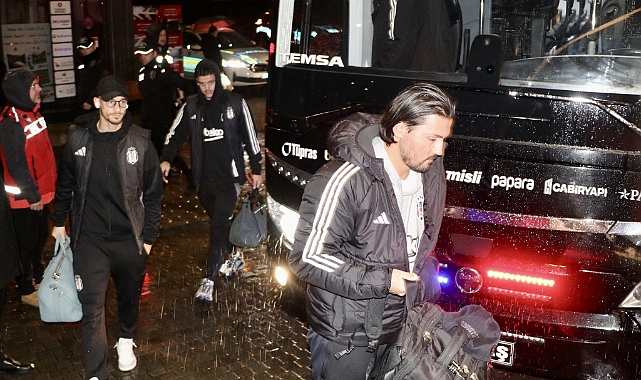BEŞİKTAŞ KAFİLESİ TRABZON'A GELDİ 