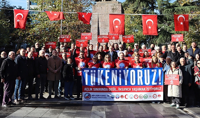 BİRLEŞİK KAMU-İŞ’TEN SERT TEPKİ: TÜKENİYORUZ!