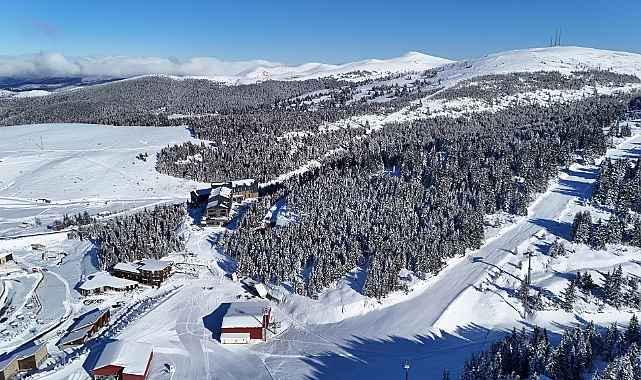 ÇAMBAŞI KAYAK MERKEZİNE BÜYÜK İLGİ