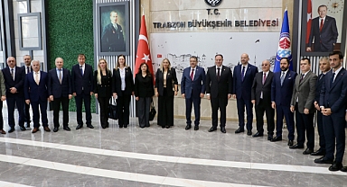 KKTC MECLİS BAŞKANI ÖZTÜRKLER TRABZON'DA 