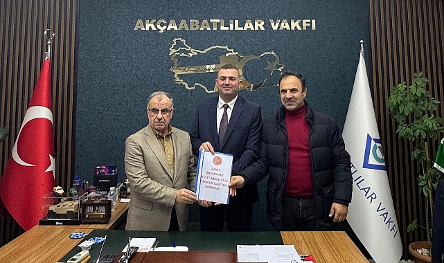 MHP'DEN AKÇAABATLILAR VAKFINA ZİYARET