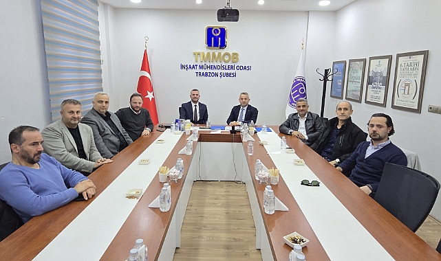MHP TRABZON'DAN İNŞAAT MÜHENDİSLERİ ODASINA ZİYARET